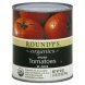 Roundys organics tomatoes diced, in juice Calories