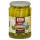 pickles dill, reduced sodium, kosher spears