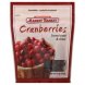 cranberries sweetened & dried