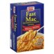 fast mac macaroni & cheese dinner original cheddar