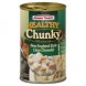 healthy soup ready to serve, chunky, new england style clam chowder