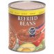 no fat, refried beans