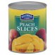 Hill Country Fare peach slices yellow cling, in heavy syrup Calories