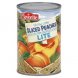 Flavorite peaches sliced, yellow cling, lite Calories