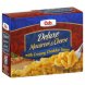 macaroni & cheese deluxe, with creamy cheddar sauce