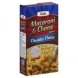 macaroni & cheese dinner cheddar cheese