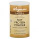Wegmans soy protein powder natural vanilla flavor Calories