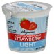 yogurt blended, nonfat, light, strawberry