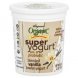 Wegmans food you feel good about super yogurt organic, lowfat, blended vanilla Calories