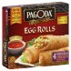 Pagoda sensations egg rolls white meat chicken, asian style Calories