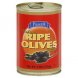 olives ripe, medium, pitted