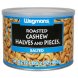 Wegmans cashew halves and pieces roasted, salted Calories