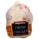 Wegmans fresh chicken whole fryer Calories