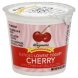 food you feel good about lowfat yogurt fruit on the bottom, cherry