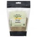 food you feel good about lentils green, organic