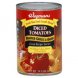 Wegmans food you feel good about tomatoes diced, roasted garlic & onion Calories