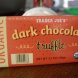 Trader Joes organic dark chocolate truffle Calories