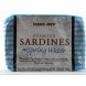 unsalted sardines in spring water