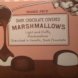 dark chocolate covered marshmallow