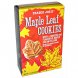 Trader Joes maple leaf cookies Calories