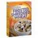 cereal shredded wheat, frosted, bite size