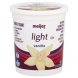 yogurt nonfat, light, vanilla