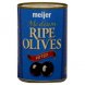 ripe olives medium, pitted