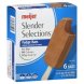 Meijer slender selections fudge bars Calories