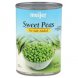 peas sweet, no salt added