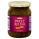 Meijer sweet and zesty sweet relish Calories