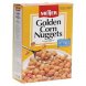 golden corn nuggets sweetened popped-up corn cereal