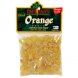 Melissas orange peels dried, with pure cane sugar Calories