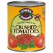 Lowes foods tomatoes crushed in puree canned Calories