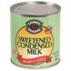 condensed milk sweetened vitamin d added canned