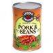 Lowes foods pork and beans in tomato sauce Calories