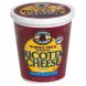 Lowes foods ricotta cheese genuine italian style Calories