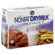 Kroger dry milk instant non-fat Calories