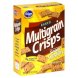 snack crackers multigrain crisps, baked