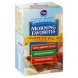 Kroger morning favorites oatmeal instant, lower sugar, variety pack Calories