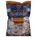Kroger shrimp white, shell-on Calories