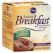 instant breakfast mix chocolate flavored