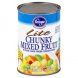 Kroger lite mixed fruit chunky, in pear juice from concentrate Calories