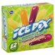 Kroger ice pix pops assorted flavors Calories