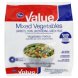 value vegetables mixed, family pack