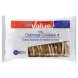 value cookies oatmeal, iced