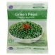 Kroger green peas frozen, all natural Calories