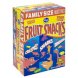 fruit snacks assorted shapes & flavors, family size multi-pack
