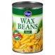 wax beans cut