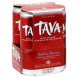 sparkling beverage tahitian tamure, tropical berry blend