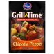 Kroger grill time seasoning mix marinade, chipotle pepper Calories